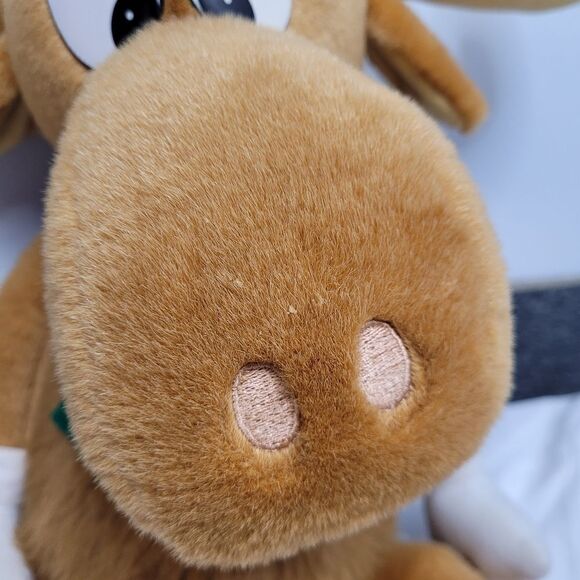 VINTAGE 90s Rocky & Bullwinkle large stuffed animal plush holiday Christmas - Picture 4 of 8